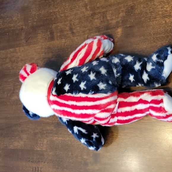 TY BEANIE BUDDY-SPANGLE-4TH OF JULY! American Teddy bear - Picture 4 of 4